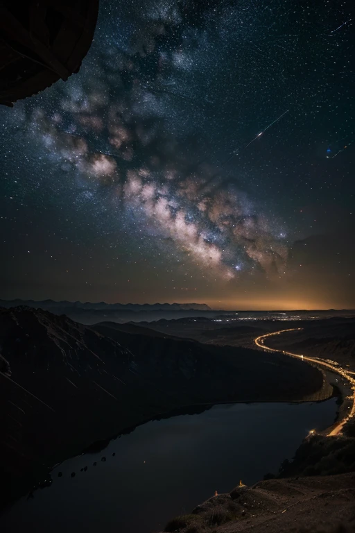 best quality, detailed, 4k, raw photo, masterpiece, (stars, planets, galaxy, space),