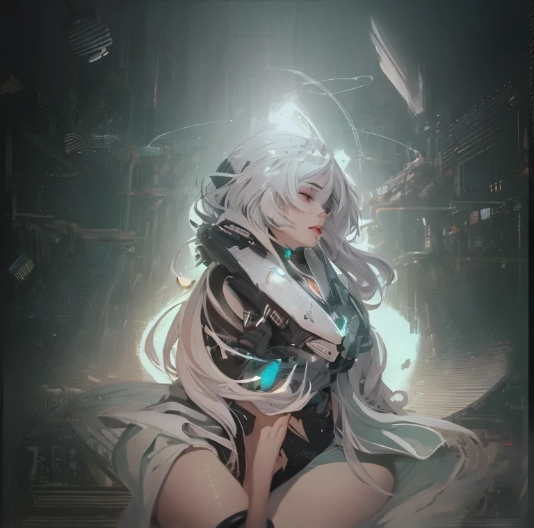 ((La mejor calidad)), ((obra maestra)), (muy detallado:1.3), ...............................................................................................................................................3D, Beautiful (cyberpunk:1.3) Mujer hacker, peinado corto,pelo corto, Volver al visor, cabello grueso, Terminal de ordenador operativo, Pantalla montada en la cabeza, computer server, Pantalla LCD, fiber optic cable, Logotipo de la empresa, HDR (High Dymanic Range), Trazado de rayos, NVIDIA RTX, Super resolution, Irreal 5, Subsoil Scatter, Textura PBR, Post-procesamiento, Anisotropic filtering, profundidad de campo, maximum sharpness and sharpness, Texturas multicapa, Albedo y Highlight Maps, Sombreado de superficies, Accurate simulation of light-material interactions, proporciones perfectas, Renderizado de octanaje, duotone lighting, ISO bajo, balance de blancos, Regla de los tercios, amplia apertura, 8K RAW, efficient sub-pixels, sub-pixel convolution, glow particles, dynamic pose