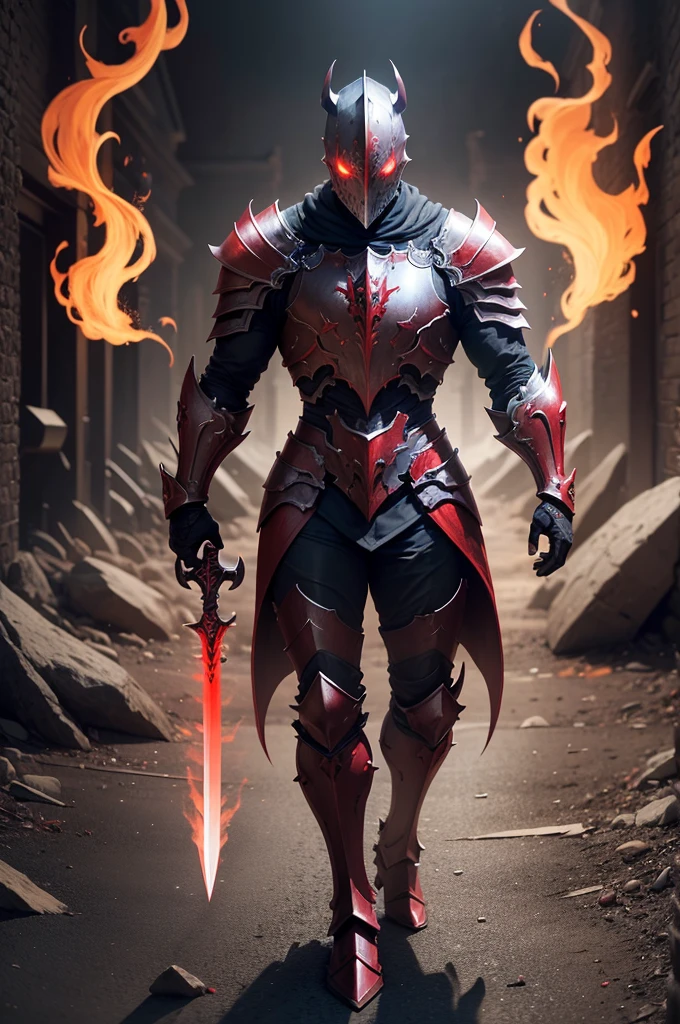 (Female Ghost Tender)、Demon Mask、Super Beauty、Red Armor Solo Adult Devil Woman、Like the whole body、Big chest muscles and macho figure,Split abs,(Armed with a long and large spear)、Ghost of a mature big woman。Sturdy jaw(Lifelike)、Stand facing the front、Demon Armor、magnificent artwork、((Kyoto panel painting style))、Wind-effect:1.9、Cloud Effects:1.2、Full Rendering、Encaustic Painting、unrealengine、Fine armor patterns and decorations,A hyper-realistic,Armor details,超A high resolution,