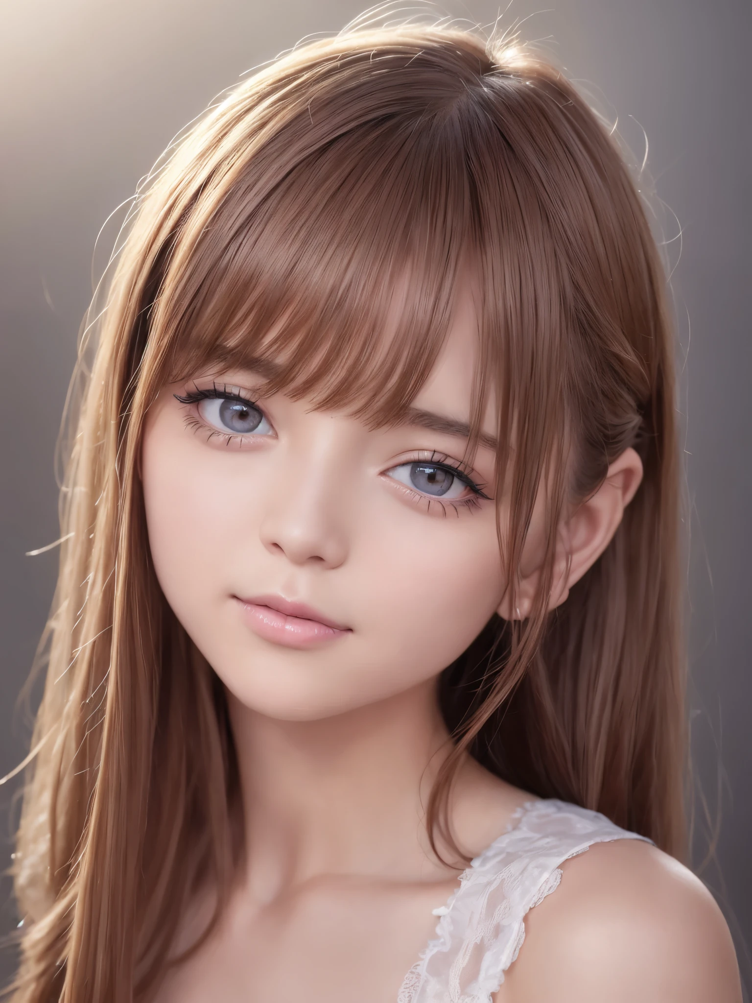 highres,(soft colors, pastel colors:1.1),(beautiful girl,lovely girl),(shy expression,bashful look),(detailed eyes,detailed lips:1.1),(long eyelashes),(flowing hair),(delicate features),(charming smile),(gentle atmosphere),portraits,soft lighting