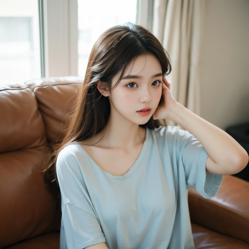 ulzzang girl, portrait, random age 18-30, random fashion, random cloths colors, random environments, random time, random indoors, nonmakeup, random hairstyles, random pose, detail skin, detail hair, perfect face, perfect body, 
