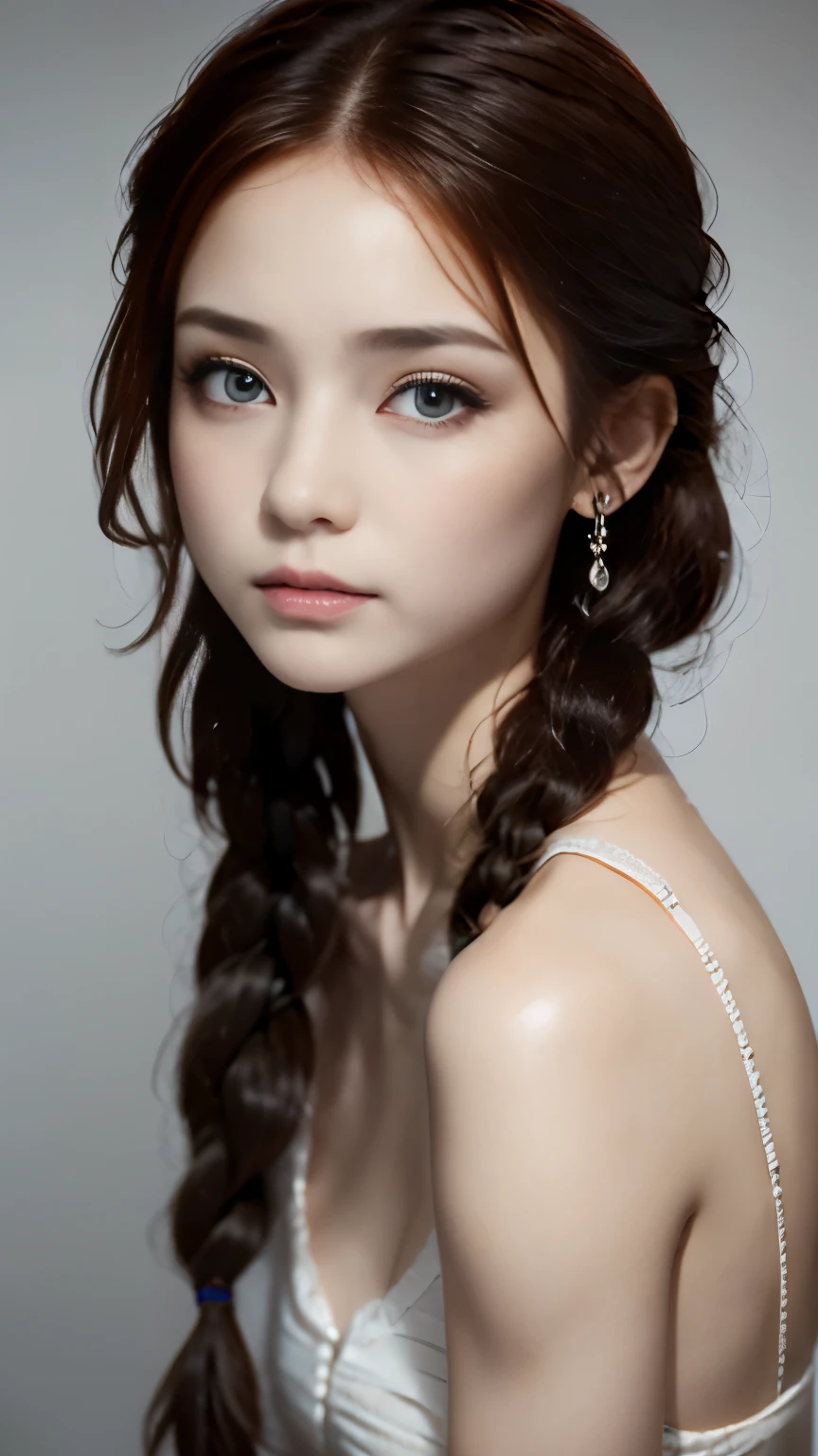 ((ultra detailed, masterpiece, best quality))
FF7Aerith, 1girl, solo, single braid, green eyes, brown hair, portrait