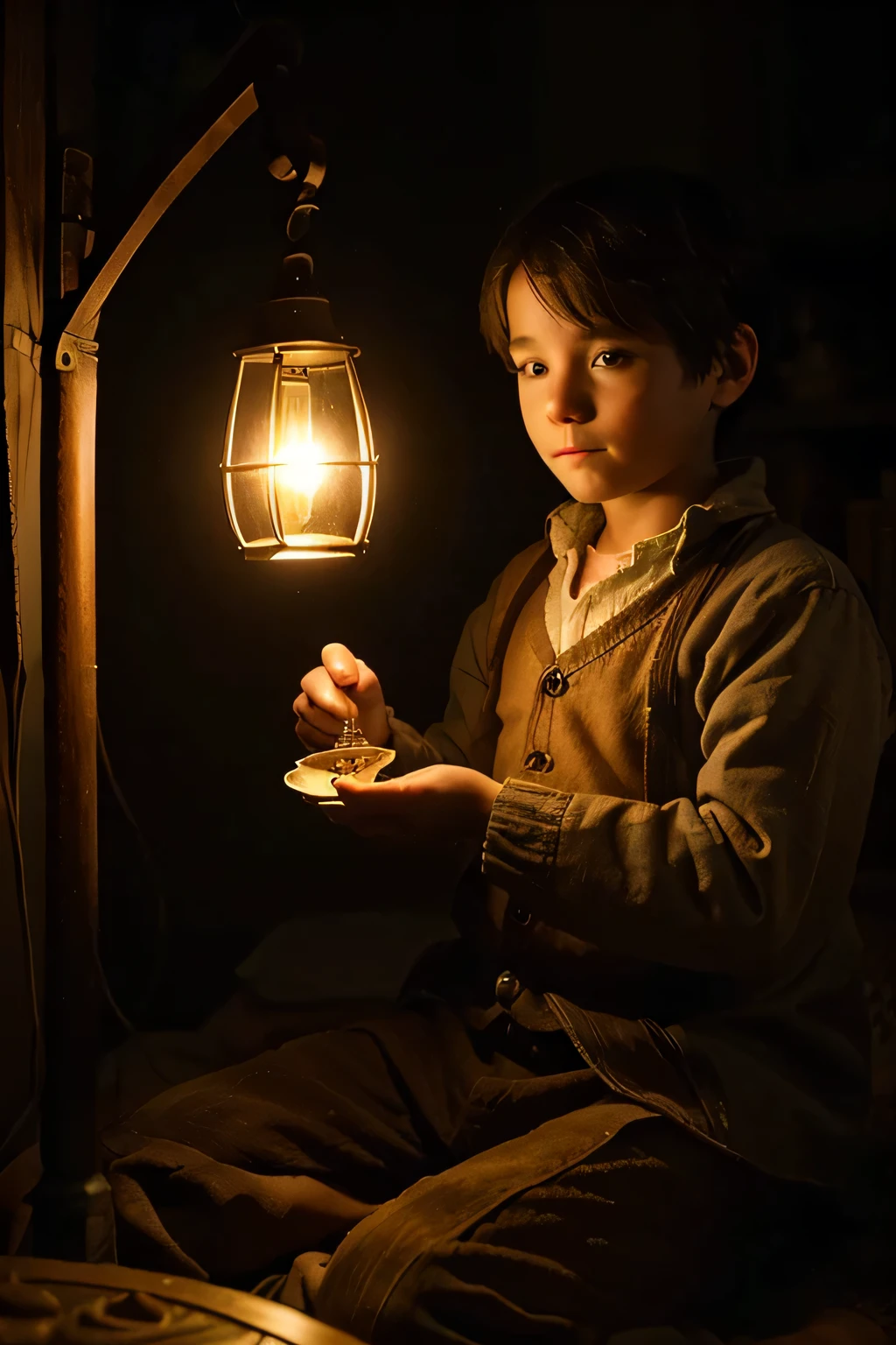 Once upon a time in a quaint village, there lived a curious inventor named Oliver. Oliver was known for his eccentric creations, but his most prized possession was a magical lamp that emitted a soothing glow and played a gentle melody when touched.