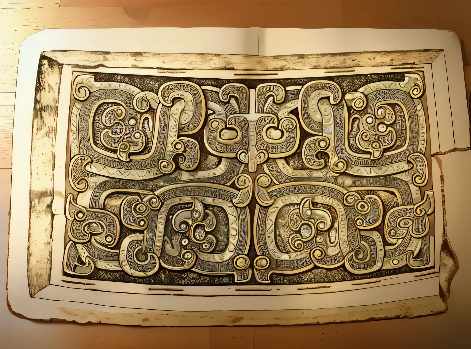 drawing of a decorative design with a letter in the middle, shipibo patterns, detailed line work, intricate ornamentation, intricate detail?, accurately drawn details, high detail drawing, detailed penwork, detailed drawing, intricate detail drawing, shipibo, intricated design, a detailed drawing, engraved texture, detailed ink drawing, ancient chinese ornate, intricately detailed markings