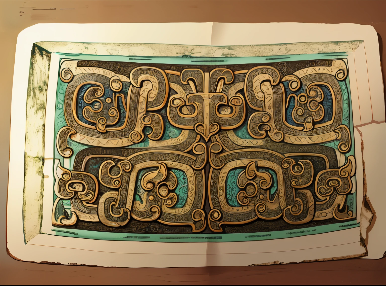 drawing of a decorative design with a letter in the middle, shipibo patterns, detailed line work, intricate ornamentation, intricate detail?, accurately drawn details, high detail drawing, detailed penwork, detailed drawing, intricate detail drawing, shipibo, intricated design, a detailed drawing, engraved texture, detailed ink drawing, ancient chinese ornate, intricately detailed markings