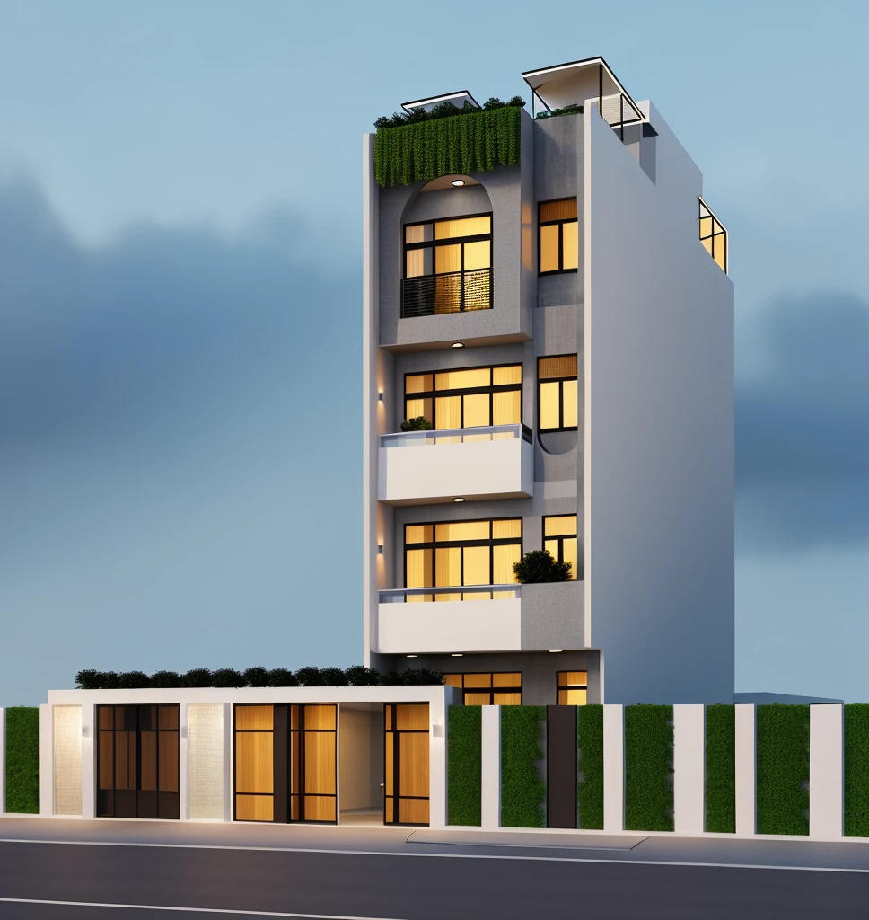 modern house,