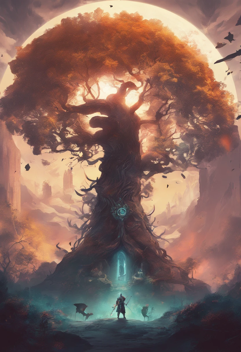 Heroes are invincible，world tree，ash，ring，a trillion years，time