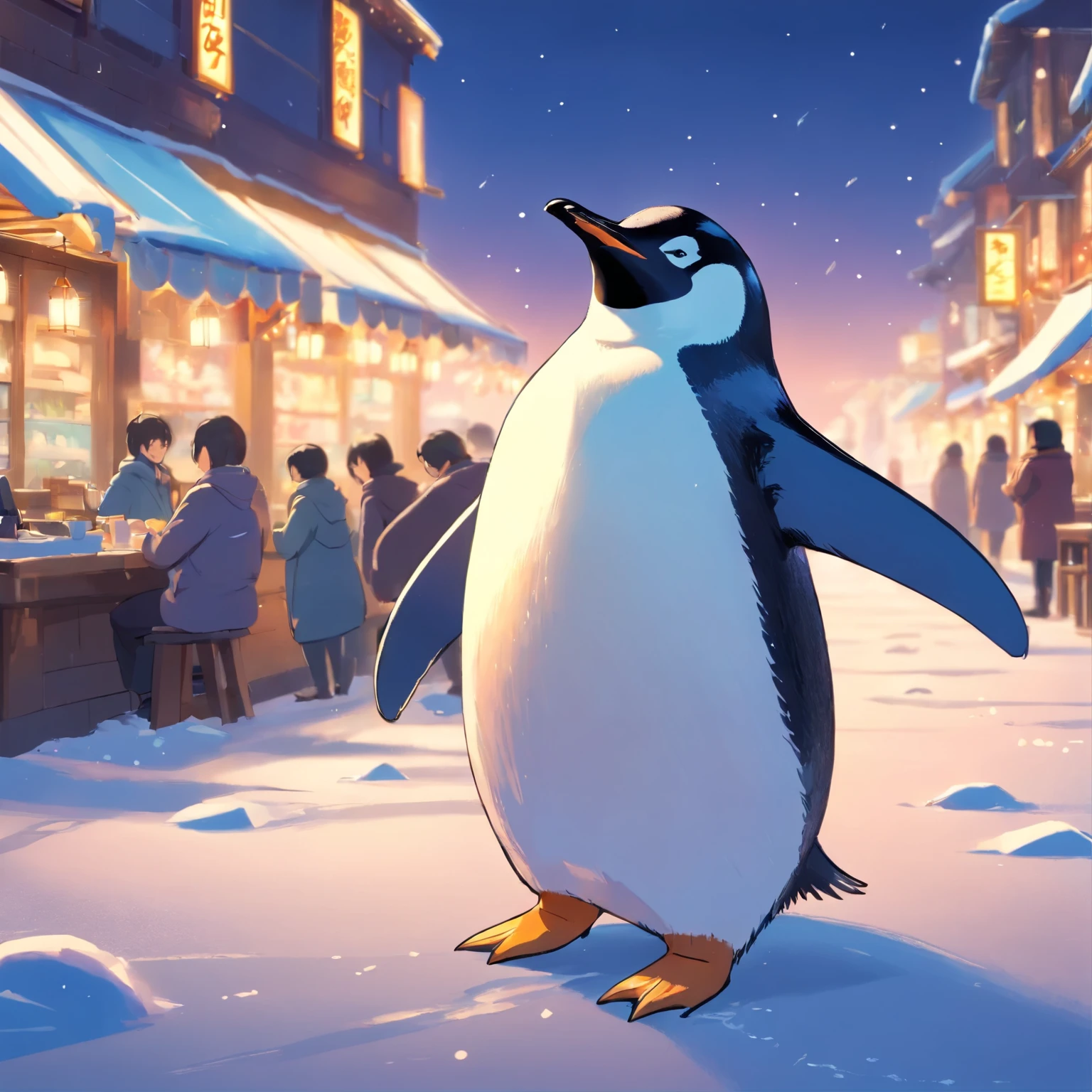 Generate masterpieces and ultra-high quality penguin images。Subject to the following conditions:、Can you please create a beautiful penguin image?
Only one penguin should appear in each image。Do not contain other penguins or animals。Make sure there is only one penguin in the scene。
Don't let penguins have more limbs than they need、Draw in a natural posture。While maintaining cuteness、Avoid excessive display of limbs。
Be careful not to introduce penguins or unwanted elements into the scene in the background。In a bright and natural environment、Imagine a scene with a happy expression of a penguin。
Draw carefully so that the tail does not come out on the penguin's ass。Adjust it to keep a natural look。
So that the penguin's neck is of the right length,、Balance and draw。Be careful not to be excessively long。
Draw a chubby penguin body shape。Rounded body or、Beautifully reproduce the fluffy feeling of obesity。
Please try to make sure that the generated image is a beautiful one with only one penguin.。Unpleasant facial expressions and situations、Elements of violence and anxiety、Discriminatory or insulting elements、Please do not include any sensitive topics or prejudices.。
Comply with these instructions、We are waiting for amazing images that maximize the loveliness and beauty of penguins。