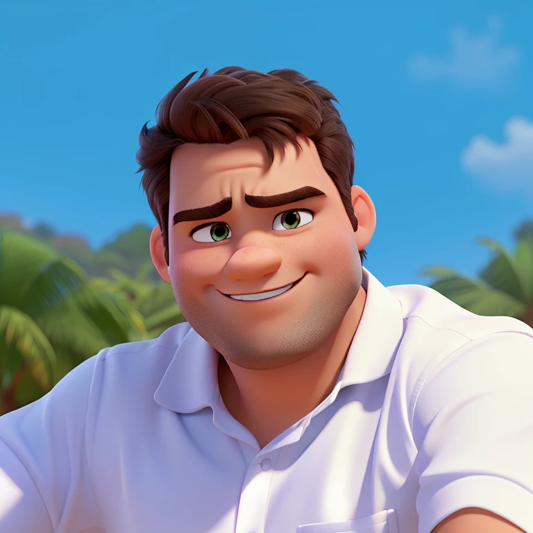 Homem estilo Disney pixar, alta qualidade, melhor qualidade