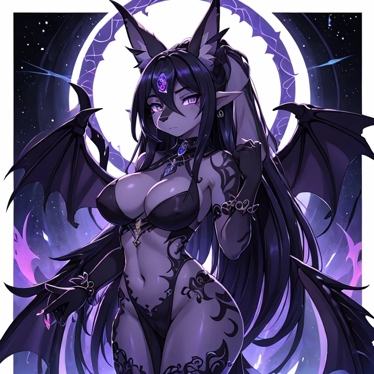 18 year old girl, (slutty and spicy girl),piel negra con azul, arabe,(falda arabe) (copa A) furry, arte peludo, zorra, vestimenta de bruja, aura maligna, alas de dragon, cuerpo con escamas y plumas, bola de energia, lanzando hechizo hechizera, ojos de maldad rojos, cara enojadas,hechizo maligno, aura negra, pose en cuatro, cadera elevada, culo parado, cola arriba,labio de camello en la entrepierna
Sus ojos son grandes y expresivos, Resplendent irises of blue and purple, fondo cosmico, fondo espacial alucinante
