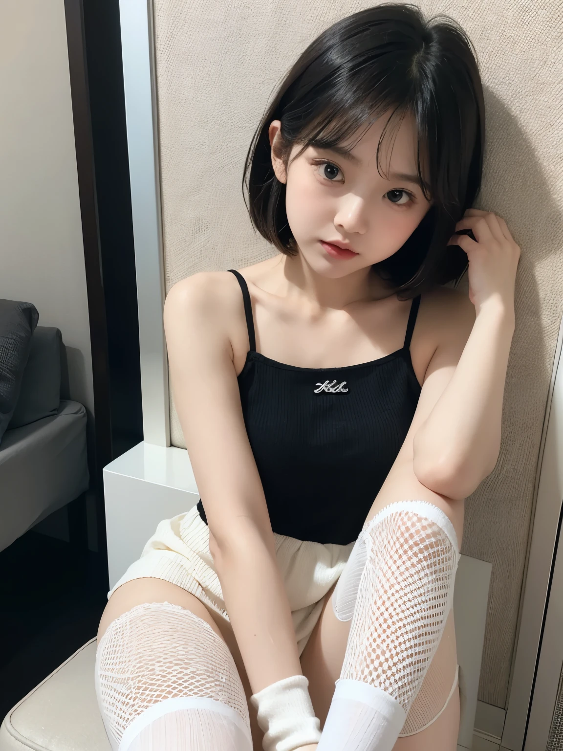 8K, masutepiece, Raw photo, Best Quality, Photorealistic, Highly detailed CG Unity 8k wallpaper, depth of fields, Cinematic Light, Lens Flare, Ray tracing, (Extremely beautiful face, Beautiful lips, Beautiful eyes), intricate detail face, (( Ultra detailed skin)) Frangipani, long hair, conjunctivitis, big breasts, gray hair, pointed ears, face mark, forehead mark, Sexy pajamas and sitting on the road,  In the Dark, deepshadow, Pretty Korean girl, Kpop Idol, 1 girl, (Very slim and slender fit muscular body:1.3), ((Looking at Viewer)),(Big smile:1.3) , (Fashion Sexy Girl, a dark night, (Neon sign), (Blurred background), Fashion Street Night),(No people in the background:1.3), Beautiful earrings, Bracelets, Necklace, pantyhose, Clear eyes, Walking, ( pale skin), (Big eyes), (Brown hairs), (Full body shot), ((sexy micro bikini set)), ((sexy micro bikini set)), (Looking at Viewer:1.3) opened breast, Beautiful hands, perfect body, chubby, Big, beautiful breasts, Beautiful butt, medium breasts, backtrack,  ass forcus, Before the eyebrows,(Tight Dress), NSFW.