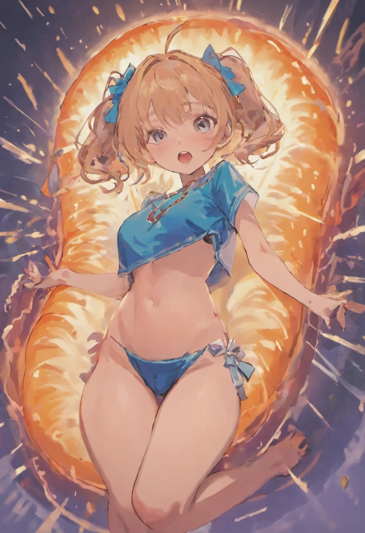 taking big black cock with and inflated belly with an ahegao face