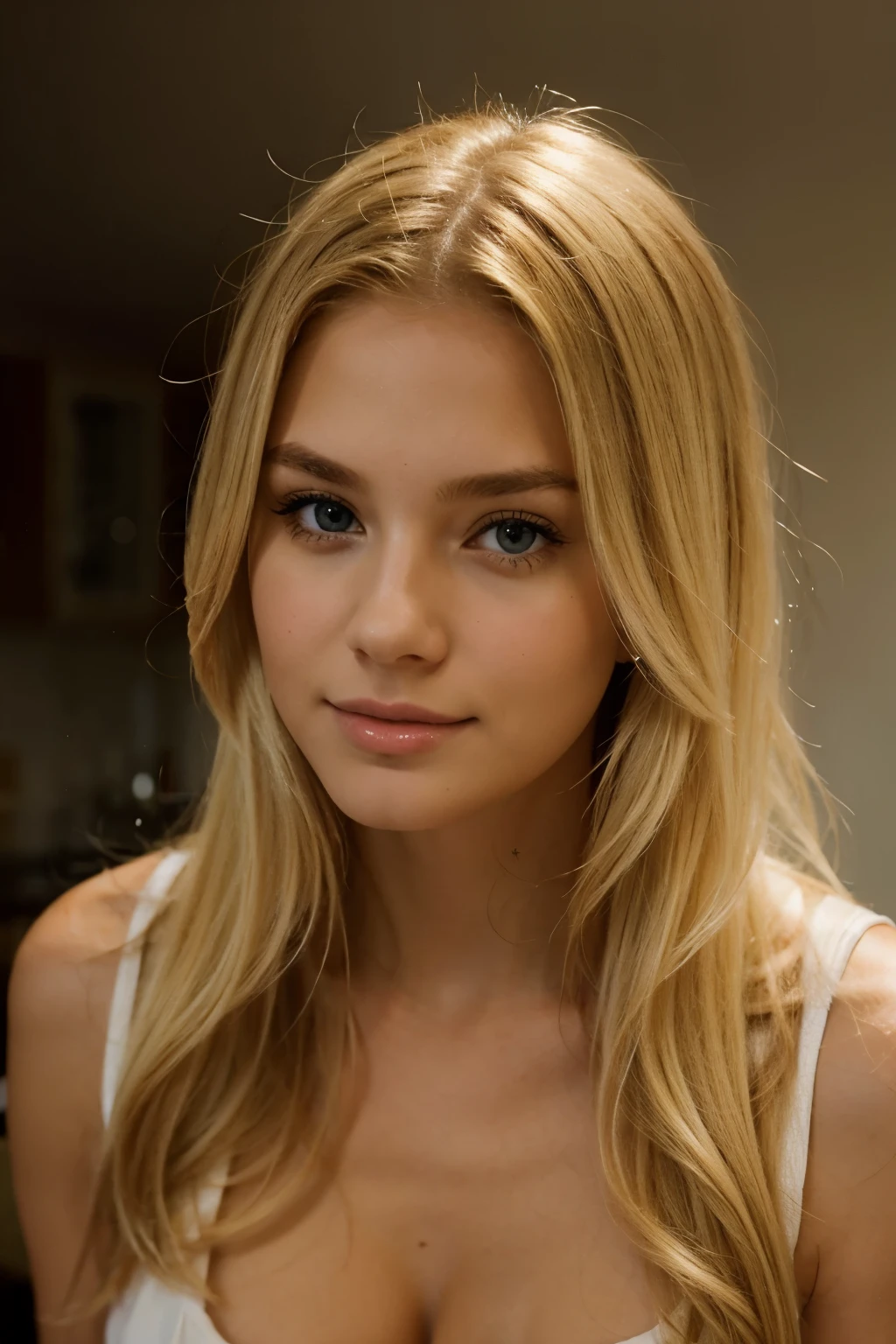 Beautiful blonde girl 10 images