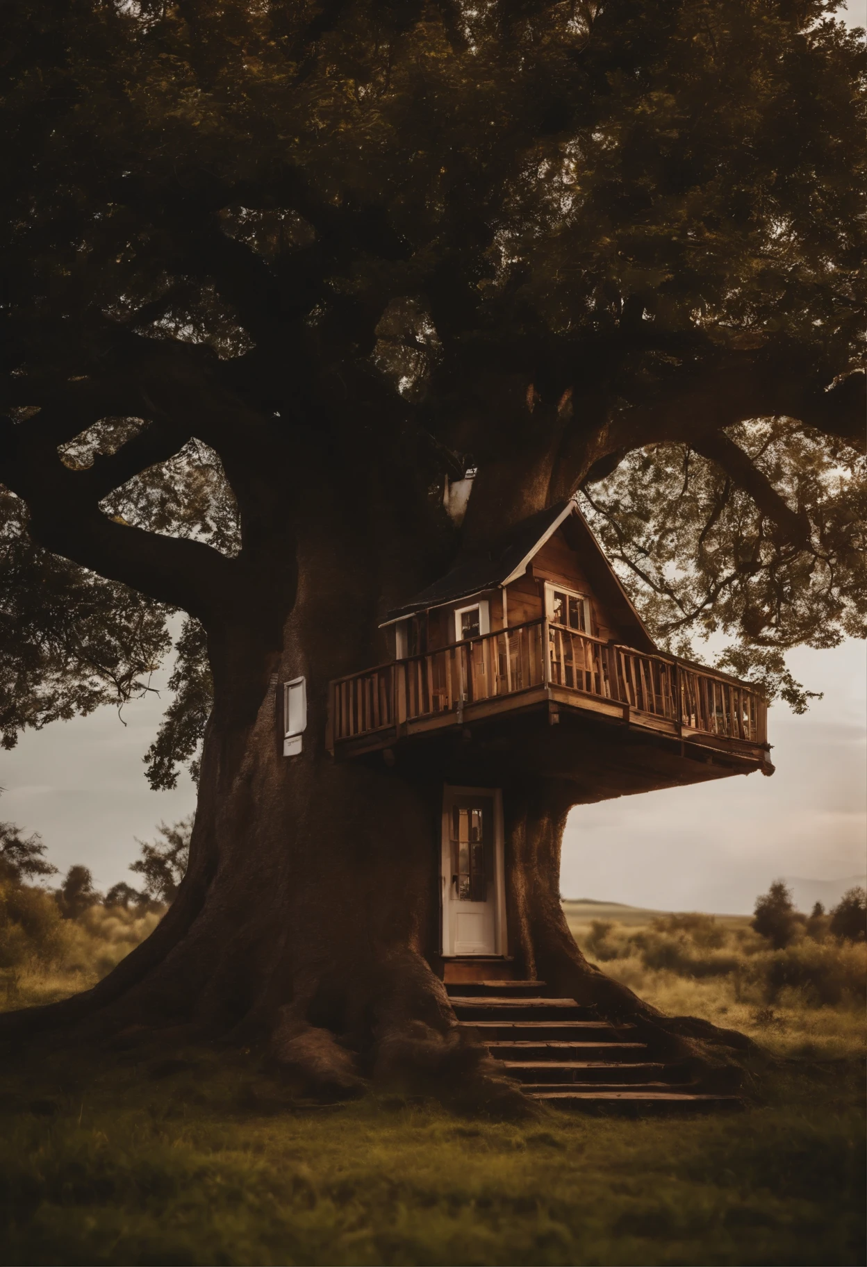 A house on a tree