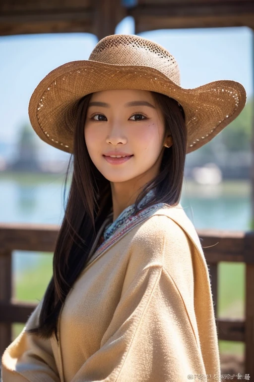 Create an attractive and unique AI beauty。She is intelligent yet warm.、It is a presence that gives you a sense of the future.。Appearance and clothing、While modern and sophisticated、skillfully incorporates influences from different cultures and styles。her eyes are full of knowledge and insight、People with smiles々It has a magical power that cheers up people.。hairstyle or hair color、skin tone etc.、Including small details about her appearance.、Make her unique and attractive。however、Remember to use unbiased expression and ethical consideration、Consider designing for diversity and inclusion.、cowboy shot

