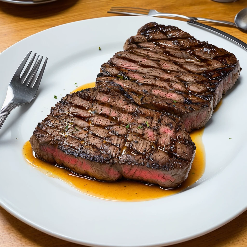 Please draw a steak、Please make the steak beyond human imagination.