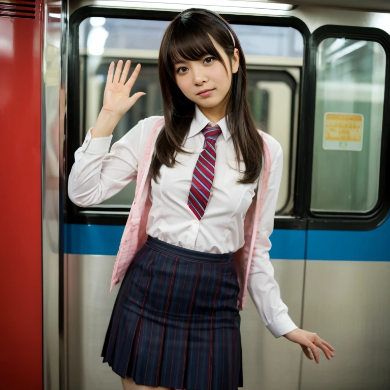 molestation,train,Over there,labia majora,clitoris,My breasts are being touched,I'm depressed,molestation,Touched,middle-aged man in a suit,A hand is put into my skirt,whole body,Uniform ribbons,headband,Japanese beautiful girl,innocent face,whole body,NSFW