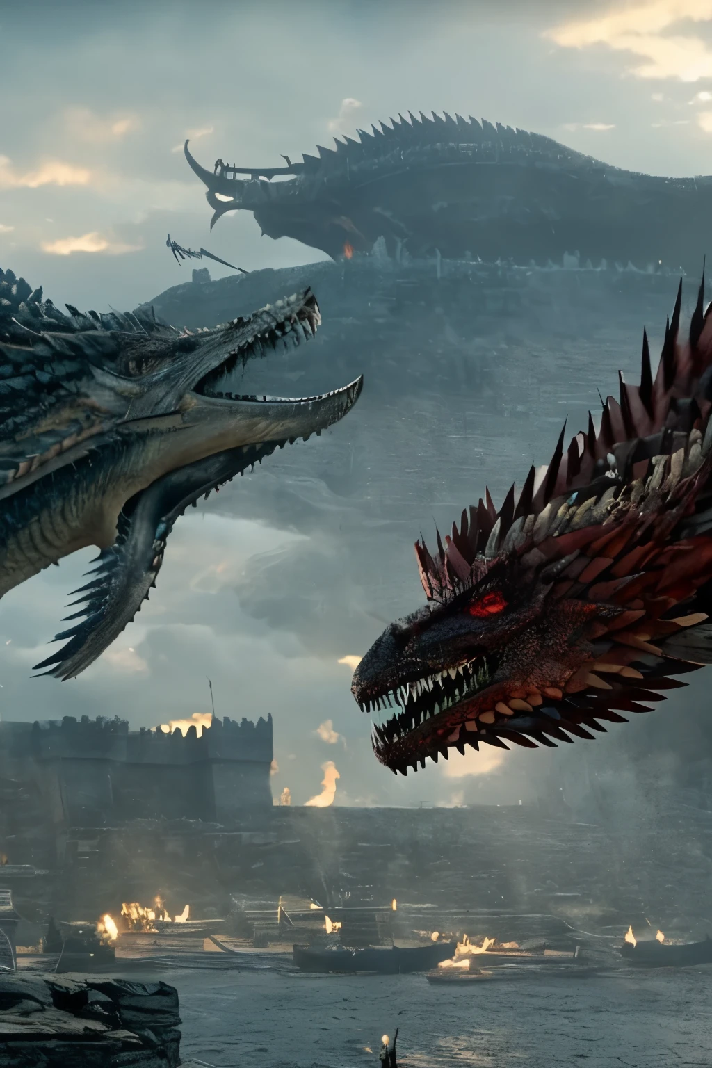 In Game of Thrones, Zogeng soars over Dragonstone.