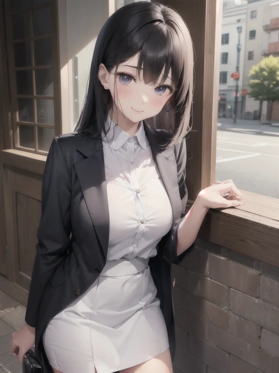 20 year old black hair man、suits、A slight smil、Alone、up of face, tanned