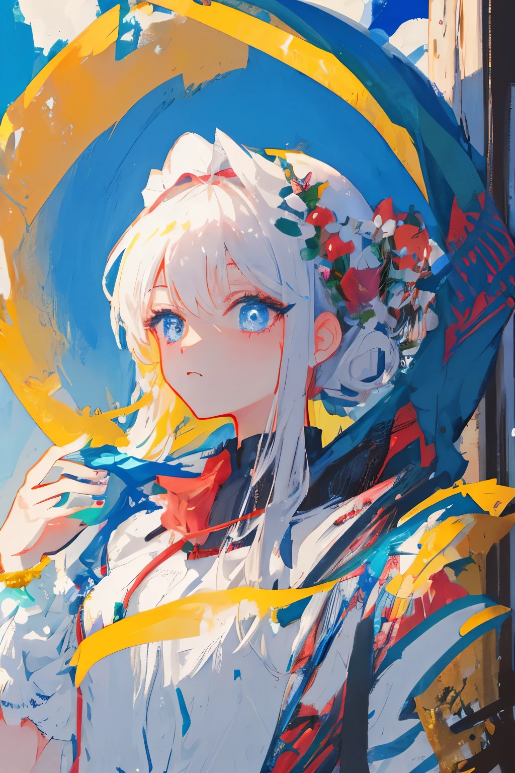 masterpiece, best quality, ultra-detailed, illustration, portrait, 1girl