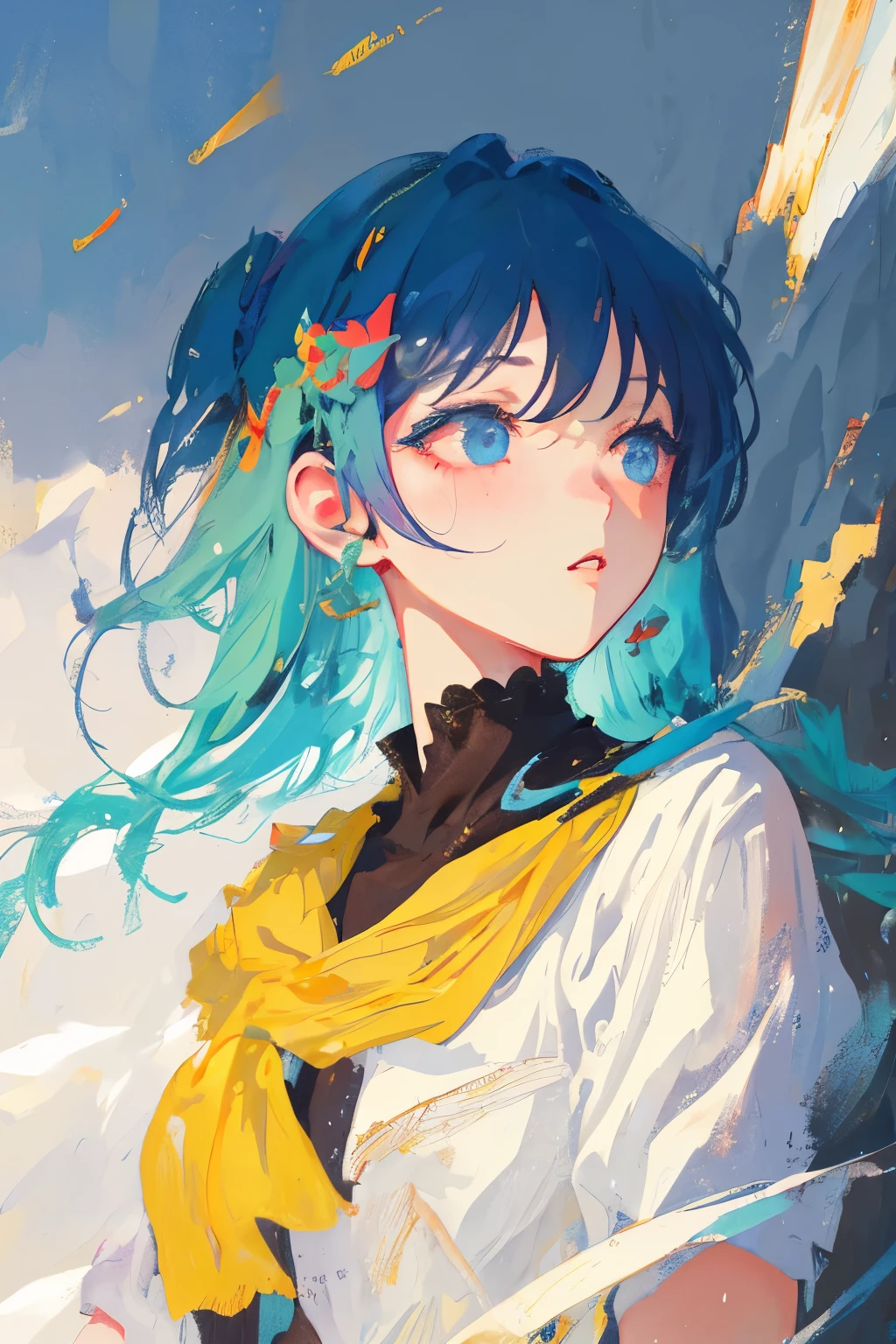 masterpiece, best quality, ultra-detailed, illustration, portrait, 1girl