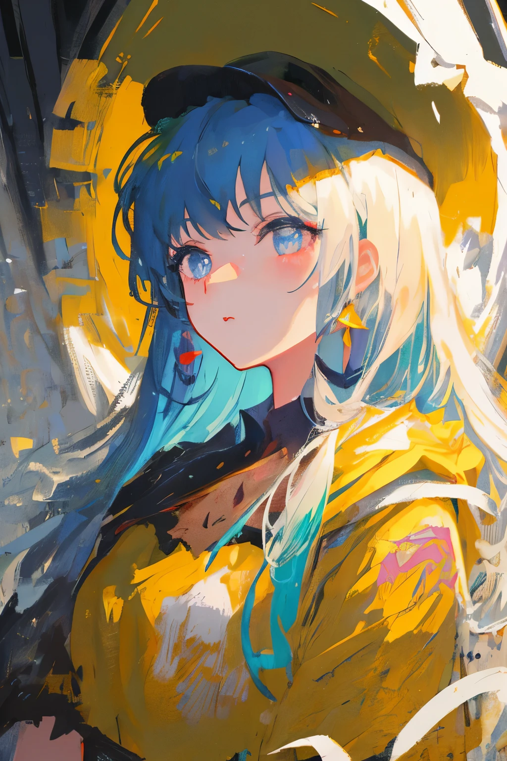 masterpiece, best quality, ultra-detailed, illustration, portrait, 1girl
