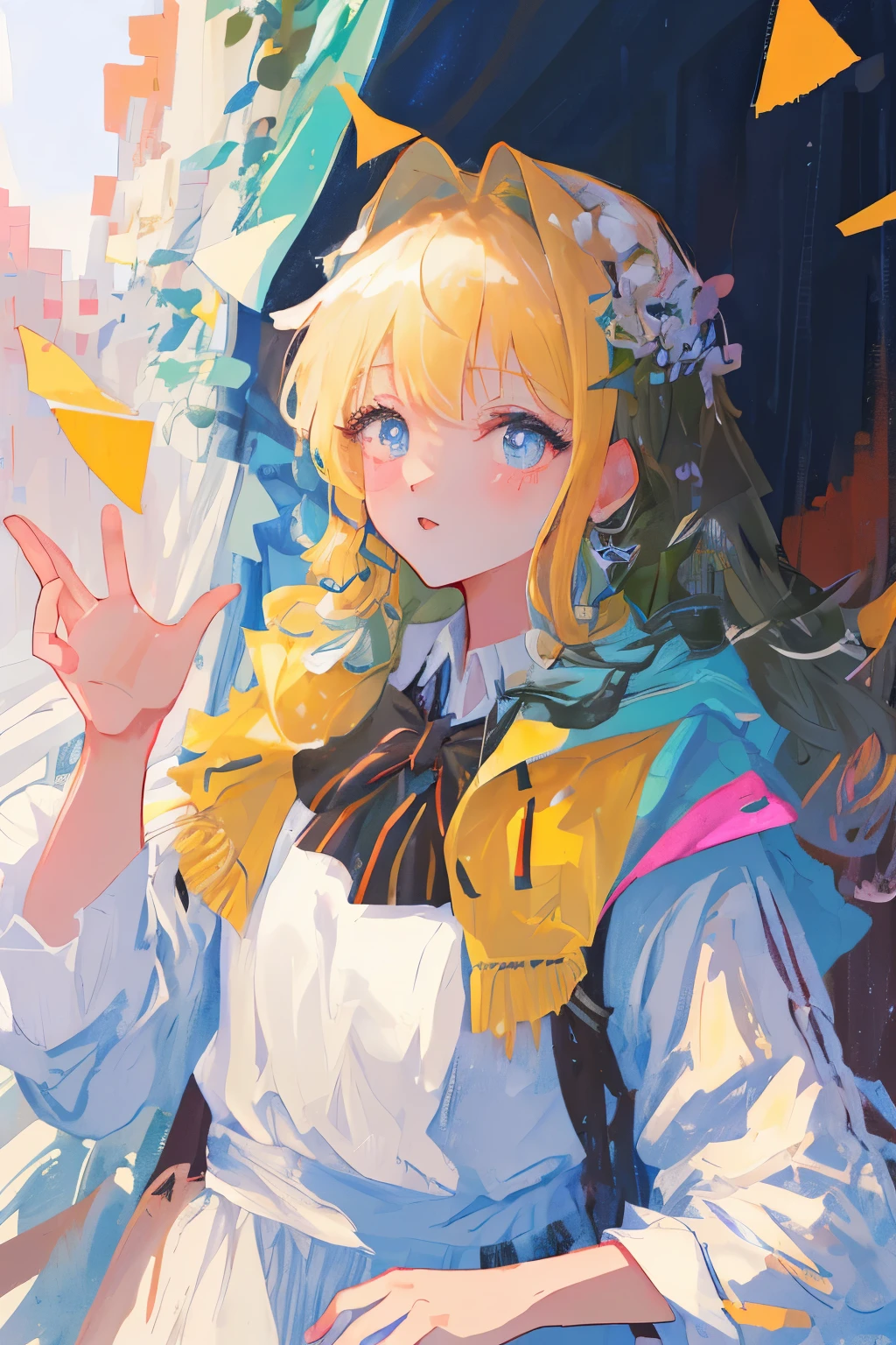 masterpiece, best quality, ultra-detailed, illustration, portrait, 1girl