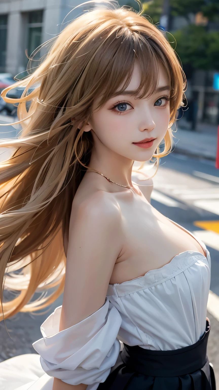 Windy hair in front of cute face、y big-year-old cute and sexy little faShiny blonde hair、curls、very long hair,Hair dancing in front of cute face、Long silky bangs covering her lovely eyes、Hair hides sexy and beautifuace、super long hair、Sexy and cute beauti girl、Shining and beautiful light blue eyes、Beauty with small face、bright expression、look up、