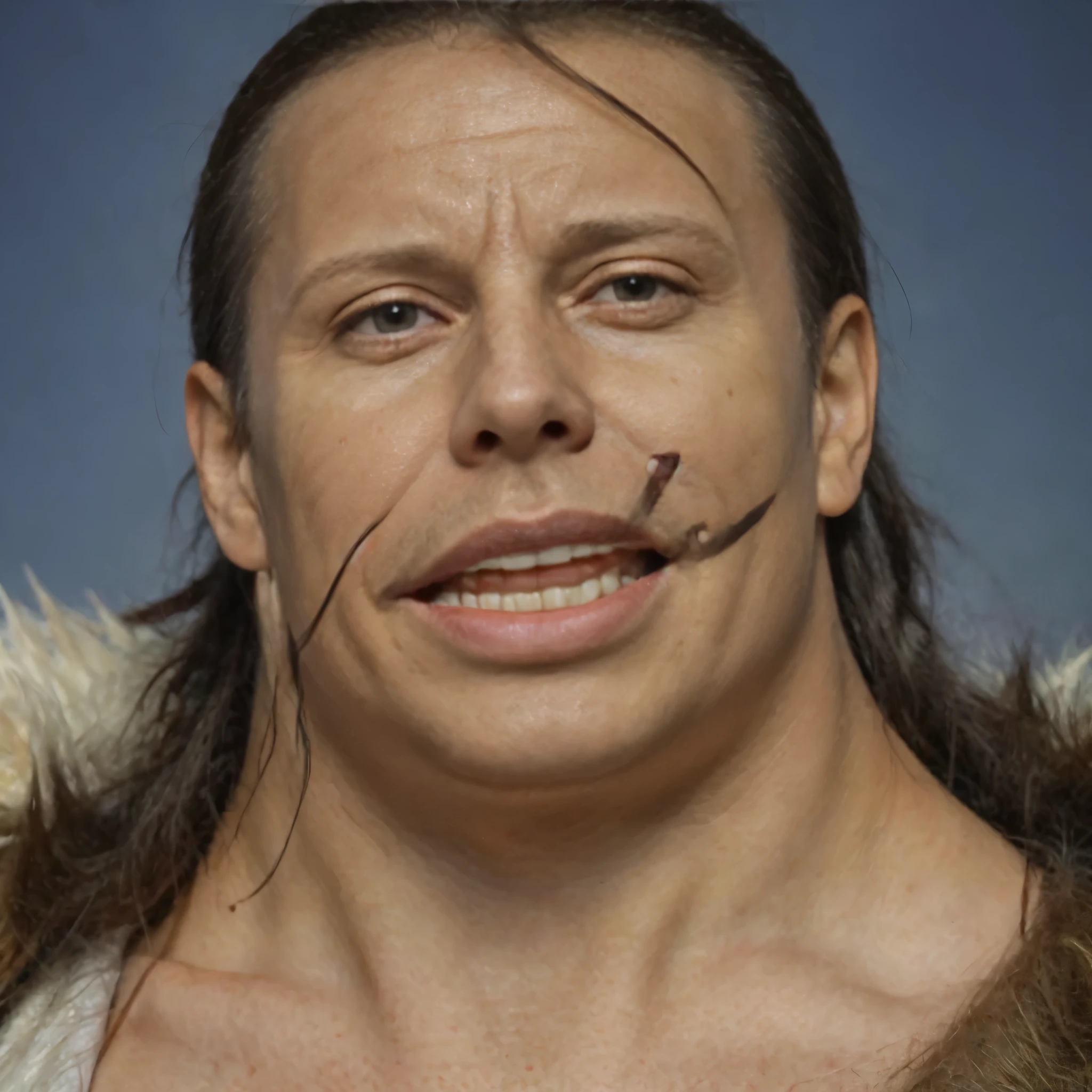 (masterpiece), (realistic), (ultra detailed), ( high reest quality), (photorealistic), (perfect face), (perfect anatomy), (((man))), (((male))), (((Russian people))), (((40 years old))), (((muscular))), (((solo))), crocodile from one piece, crocodile, (((the character opens his mouth)))