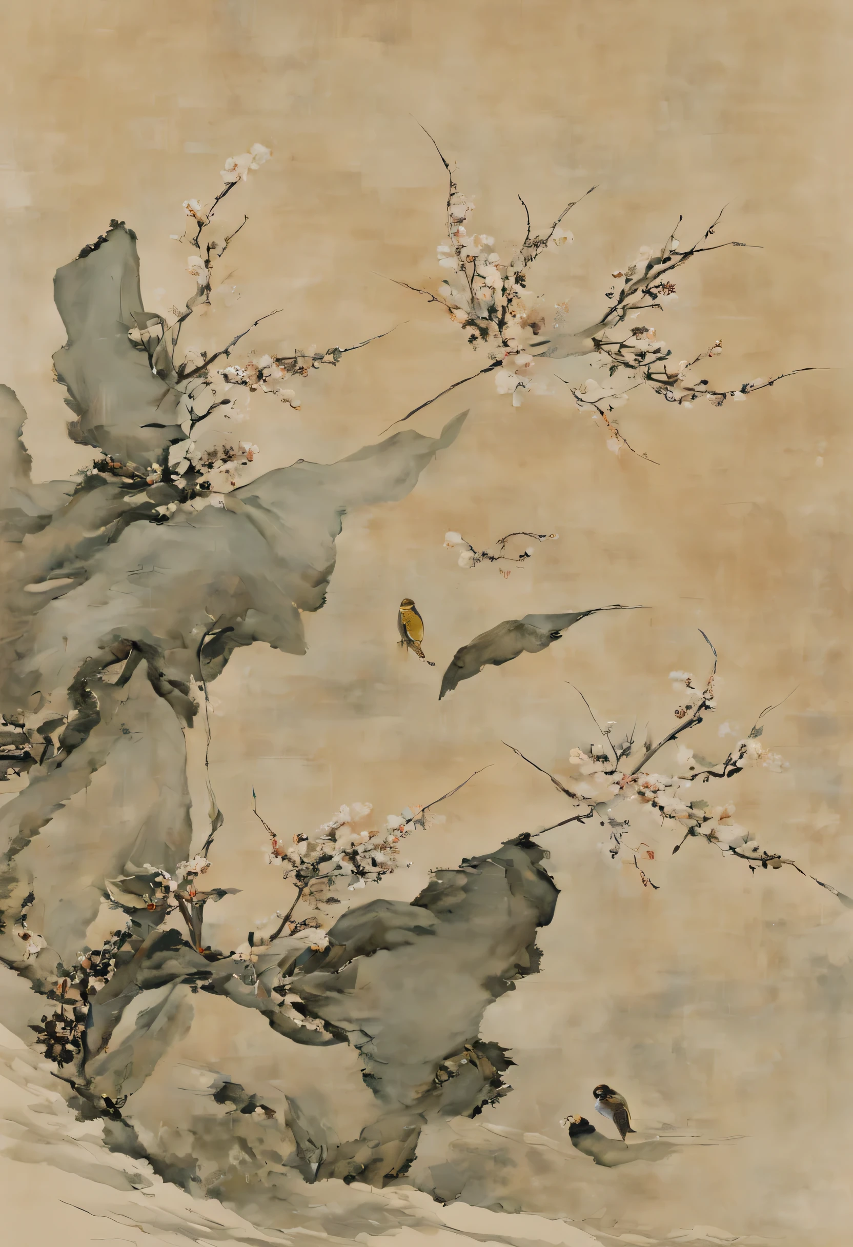 Yang Liu Yiyi：Catkins are flying in the wind