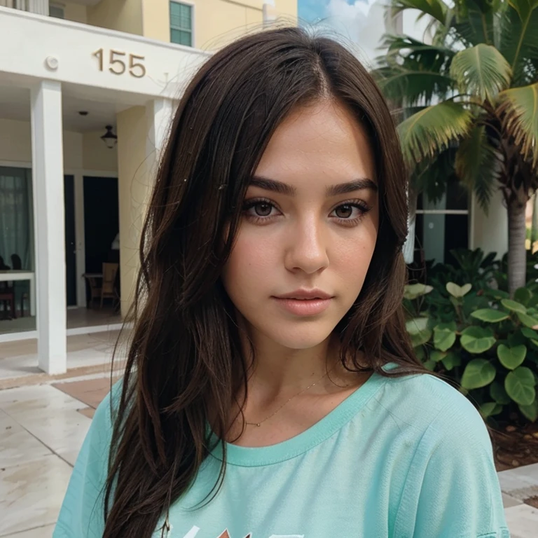 Brunette instagram model eith pretty face. In Florida