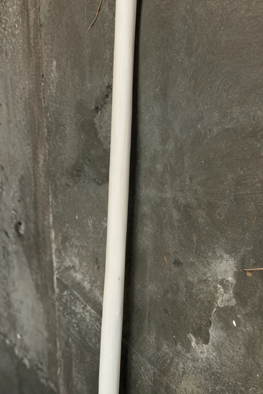 A slender white wooden stick