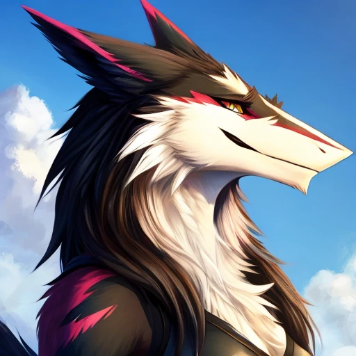 Female sergal furry