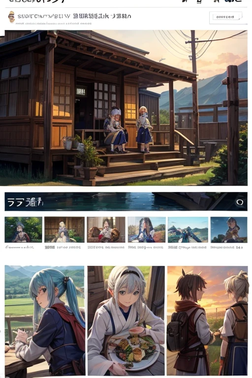 Close-up of a group of people standing side by side, mushoku tensei, in the anime film, ehime, screenshot from the anime film, anime movie screenshot, nichijou, from naruto, style in ghibli anime, animated still, style in ghibli anime style, still from tv anime, Today's featured anime stills