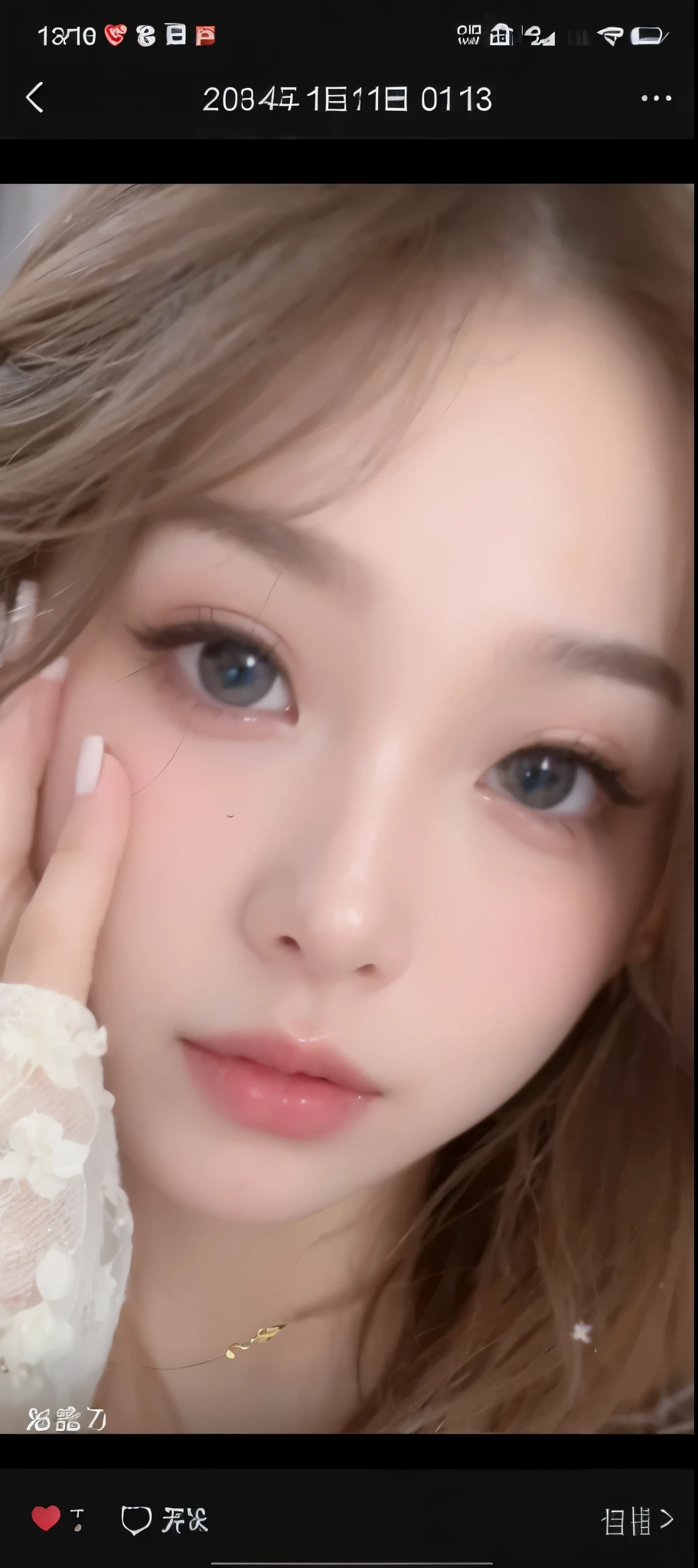 (best quality, oil painting texture:1.2), anime character, detailed skin, white manicure, long silver hair, vibrant blue eyes, cute emerald green dress, holding a magical wand, surrounded by cherry blossom trees, soft sunlight filtering through the leaves, with a dreamy atmosphere