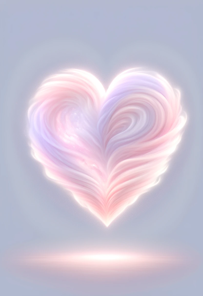 (pastel tones:1.5),Light style,cozy calm,nature,warm and comfortable,garden,hyper detailed masterpiece,dynamic,Amazing quality,Floating oversized ethereal pink heart