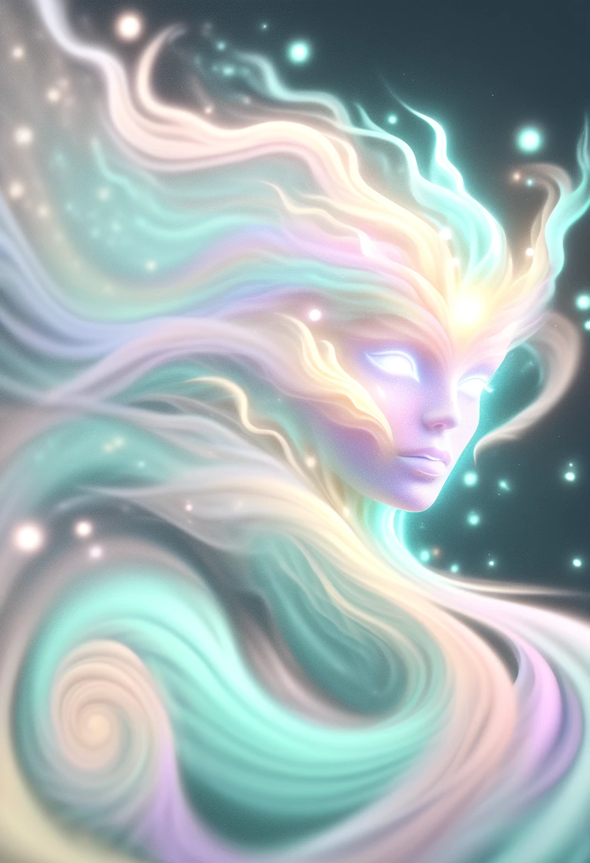 (pastel tones:1.5),Light style,cozy calm,nature,warm and comfortable,garden,hyper detailed masterpiece, dynamic, awesome quality,floating oversized ethereal light