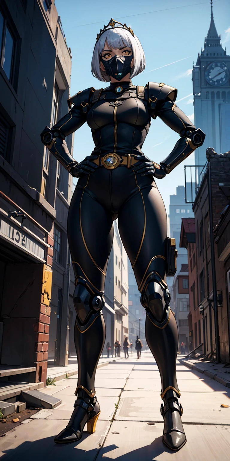 Hyper realistic, super detailed, sexy, ((SFJuni)), Very detailed, seductive facial expressions, [:(Face detail: 1.4): 0.4], ((freckles)), 16K resolution, dynamic lighting, High definition resolution, (lighting cinematic: 1.7), (intime), (Technologie NVIDIA RTX Ray Tracing), (outdoors), ((SFJuni)). small breasts,1woman, small breasts, bangs, (((front view))), collarbone, solo focus, outdoors, sweat, pov, no bra, ((SFJuni)), antenna hair, blue eyes, scar on cheek, small breasts, ((city street)), ((red hair)), ((sagging breasts)), (((SFJuni))), ((abs)), ((brightly lit)), (((red hair)), ((camel toe)), pokies, ((hands on hips)), uniform,