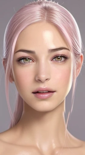 (masterpiece, best quality), shiny face, shiny skin, best quality, ultra-high resolution, depth of field,  intricate details, thin, ((slim)), beautiful girl, Light pink hair, white skin, light purple eyes, sharp jawline, cropped jacket, messy hair, plump lips, upper body, smirk, plum areolas, light colored areolas, Puffy nipples, puffy areolas, both sides of tits is in the flame, detailed eyes, detailed tits, enhanced tits tufts, detailed face, detailed tits, detailed vagina, light pink nipples, full body, leaning forward, topless