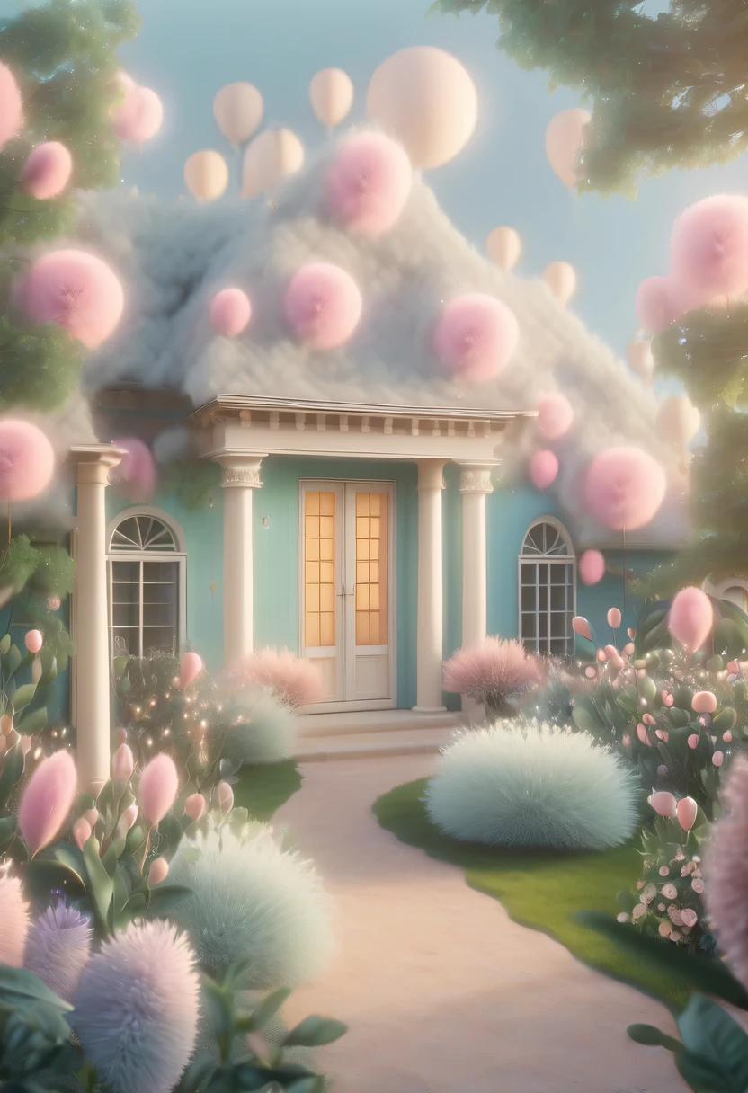 pastel tones,Light style,cozy calm,nature,warm and comfortable,garden,Beauty