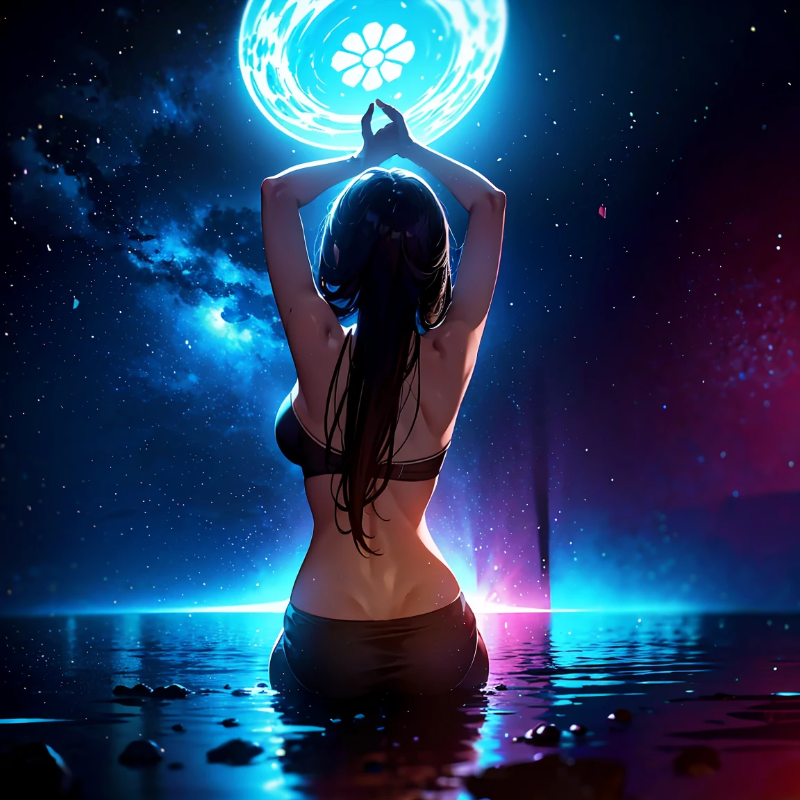 (highest quality,high resolution,(Ultra high fine mesh,4K), (ultra high resolution,8K),muste piece:1.2), (perfect anatomy,anatomically accurate), girl doing yoga, peaceful and calm background, beautiful and fine eyes, flowing long hair, fit and strong body, yogi clothes, elegant pose, yoga food, candle light room, relaxing music, soft and gentle lighting, mindfulness meditation, zen atmosphere, professional photography techniques, Bright colors, natural light