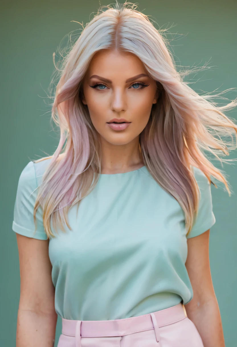 pastel tones