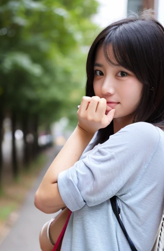 Shy girl
