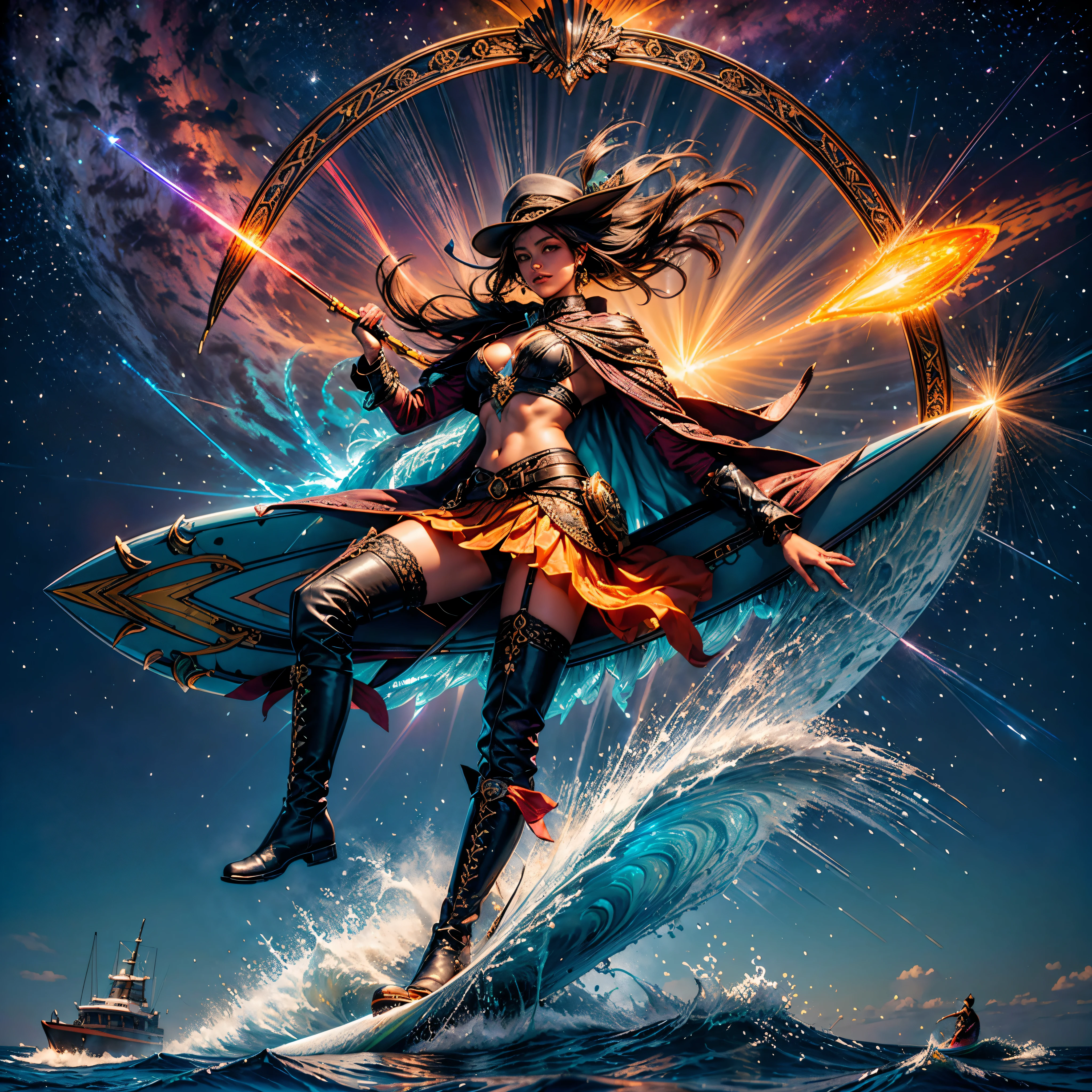 hyper stunning nebula epic vibrant hues ethereal interstellar sparks curiosity birth evolution stars Sun spacious SunShine panoramic sunset ultra sunrise Cinematic sunlight UnrealEngine5 Ultra Masterpiece Beach deep path Equirectangular_360 Queen mounted_Surfboard mounted_wave_torus oasis sailing_surfboarding wave_fluent Ocean waves Sea storm Goddess beholder sundrop "Niagara Falls" contre-jours paddle_board "Heavy Metal" Devastating Will-o'-the-wisp iota pixie sprite "luis Royo" dazzling ride_surfing_wave_on-surfboard Cosplay riders_flow Admiral Pilots jacket cow-boy flag Earth tsunami ultra_high-def ultra_Photo-realistic optimal ultra_high-quality opengl-shaders ultra_high-details accurate reflex ultra_high-res perfection volumetric lightning improved Octane_rendues UHD XT3 DSLR HDR 3dcg analogiques extatiques symmetrical ((athletic Diva african body tanmed skin dreads bangs suave cheekbones effects embarrassed glushes dark saphirs gorgeous ultra saturate (Bright epic eyes, Bright epic eyes) black pupils brown iris lazulis turquoises open mouth teeth obvious smiles choke Floating Jacket Eccentric Cape Levitating Shoulders-Off Shirt Lace Clavicles White Papillotes embroidered reveal micro leathers breasts satin livid yellow orange corsait thick felt skirts matching bristles ample swinging spinels navel waist belt revealing heart padlock silver agate pubis scarlet pubis-hairy indigo bristles protrusions silk Snap-lock tin gold garters thighs legs boots)) ๐๐ฆ๐นโค๐๐ก(๐๐ฉ๐๐โ๐๐ฅฟ๐ก๐ฉฒ๐
)๐ช๐ข๐ก๐ gothic onyx rubis summon milkweed floraison invoque viceroy magic incandescente creature CGSCOSITY butterfly Cristallines Monarch wings flash blow glow opale straight chrome flat lava bands population outfits armor heavy Tourmaline glyphe plasma "Niagara Falls" sailing_ship hearth glass mirror monster Fire Blast Flame luminescence graduate backlight Chef-D' tattoo Bruce_Weber sex girl naked nsfw varied multi etc. --s 1000 --c 20 --q 20 --chaos 100