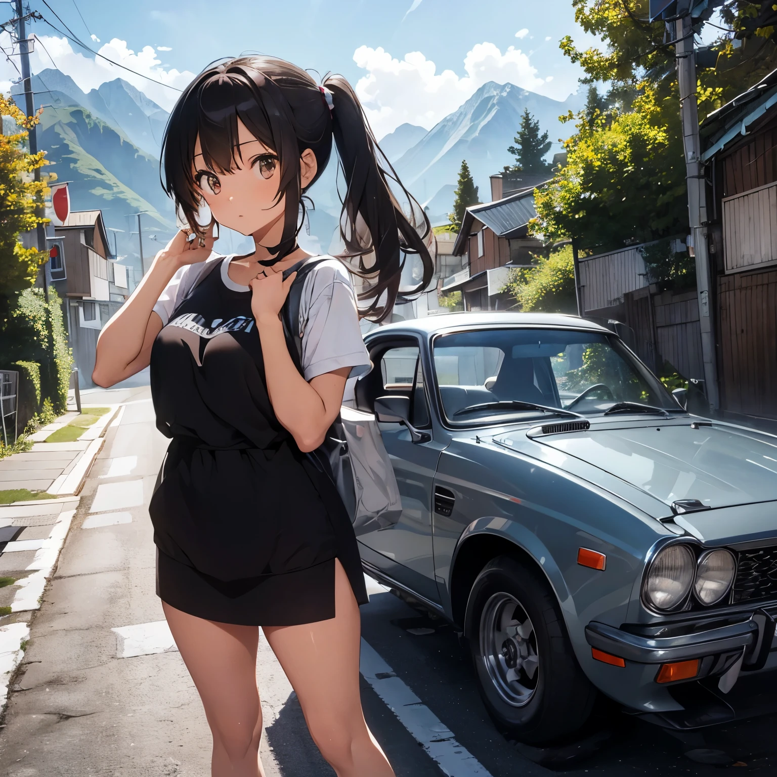 Silver colored 1973 Nissan 2000 KPGC110