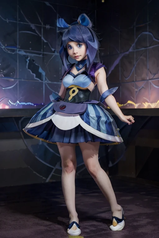 anime girl with purple hair and blue eyes, loli in dress, pokemon anime style, pokemon trainer outfit, detailed fanart, pokemon art style, anime moe artstyle, illustration pokemon, high quality fanart, by Kanbun Master, she has purple hair, official art, anime monster girl, by Puru