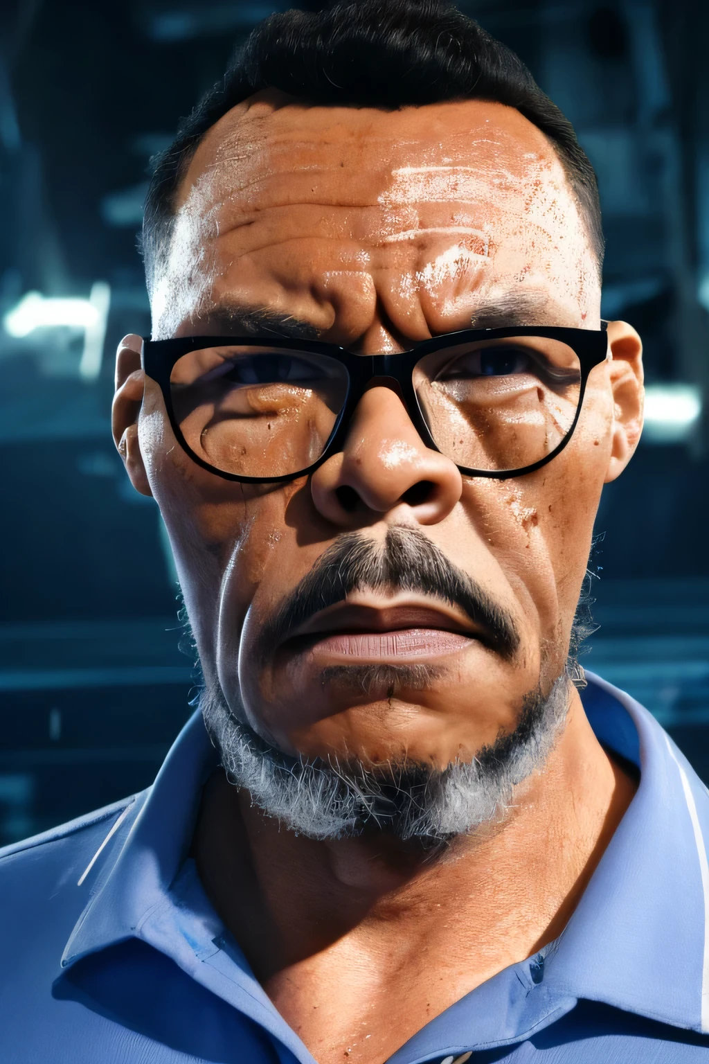 best quality, masterpiece, (photorealistic:1.4), RAW photo, 8k 1 crying man, tears, black hair, brown eyes, Blue shirt, Standing, street, close-up, perfecteyes, raining, wet face, soaked hair, realistic water drops,jensenDX,letho_soul3142,Movie Still, sharp focus, emitting diodes, smoke, artillery, sparks, racks, system unit, motherboard, by pascal blanche rutkowski repin artstation hyperrealism painting concept art of detailed character design matte painting, 4 k resolution blade runner, gutto2024lora2