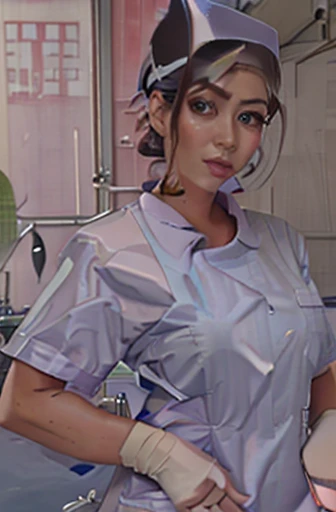 ,nurse uniform,hospital, latex nurse suit,nurses,busty,elbow gloves,labcoat,silverhair woman,blue eyes , gigantic boobs ,medical instruments,asian nurse,two nurses,speculum,examination room,oversize boobs, ,big ass ,strap on, lay on table ,legs spreaded,giving birth,gyno chair , dentist,Milf,latex,white uniform