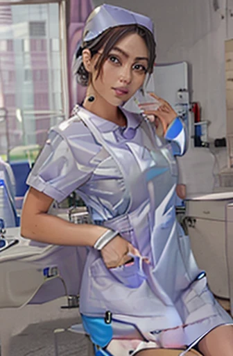 ,nurse uniform,hospital, latex nurse suit,nurses,busty,elbow gloves,labcoat,silverhair woman,blue eyes , gigantic boobs ,medical instruments,asian nurse,two nurses,speculum,examination room,oversize boobs, ,big ass ,strap on, lay on table ,legs spreaded,giving birth,gyno chair , dentist,Milf,latex,white uniform