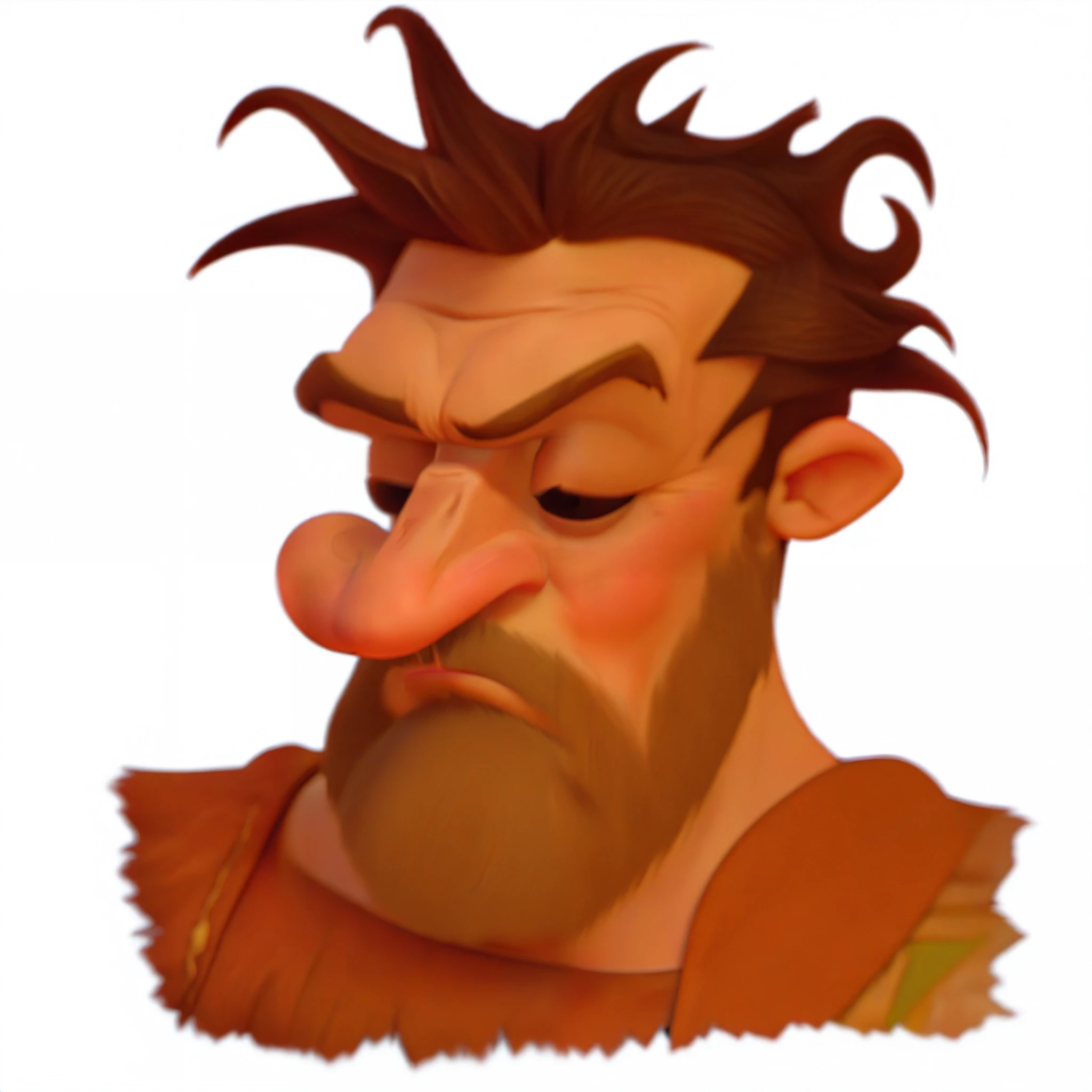 image of a man with a beard and a mustache, pirate , monkey island, sea of thieves